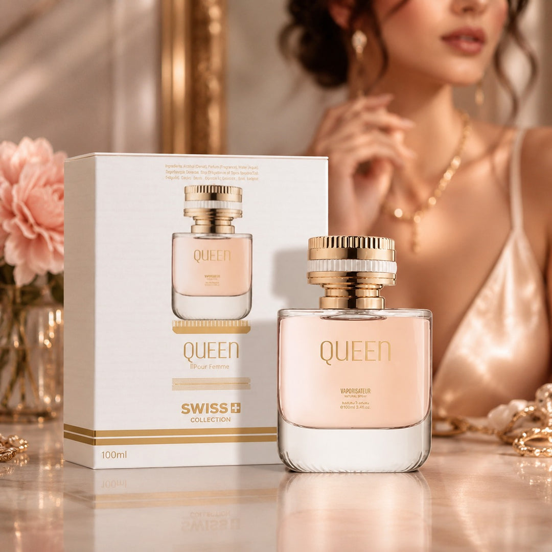 Queen by Swiss Collection 3.38 oz EDT | Fresh Fruity Floral Scent