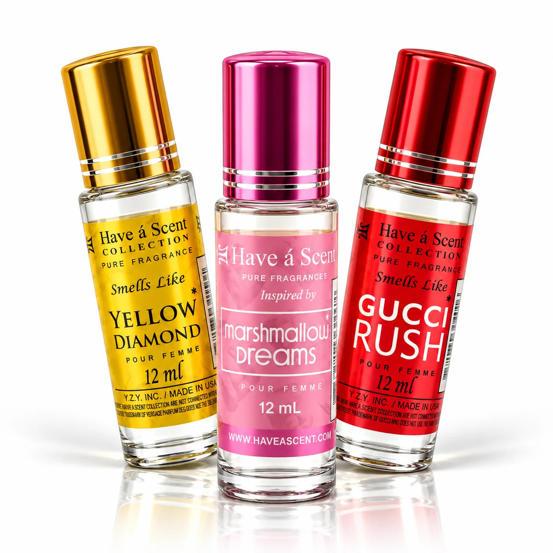 Fruity &amp; Fun Vibrant Perfume Oil Roll-On Bundle - Pack of 3