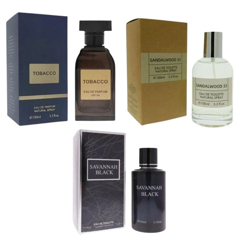 Royal Woods Perfume Set Unisex – 3 Sprays – 3.4 oz / 100 ml Each (Tobacco, Sandalwood 33, Savannah)
unisex perfume Christmas gift
Christmas fragrance gift for him & her
holiday unisex perfume
gender-neutral perfume Christmas gift
unisex cologne Christmas 2025
unisex Eau de Parfum holiday gift
Christmas perfume gift for couples
unisex luxury fragrance Christmas