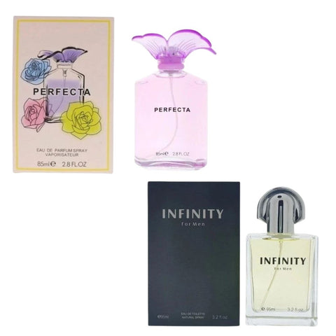 Royal Elegance Perfume Gift Set – 2 Sprays – 3.4 oz / 100 ml Each (Perfecta [Women], Infinity [Men])
Christmas gift for couples perfume set
holiday perfume gift for him & her
Xmas perfume couple set
unisex couple fragrance Christmas
romantic Christmas perfume gift set
his & hers perfume Christmas gift
couple fragrance gift for Christmas
Christmas perfume bundle for couples
