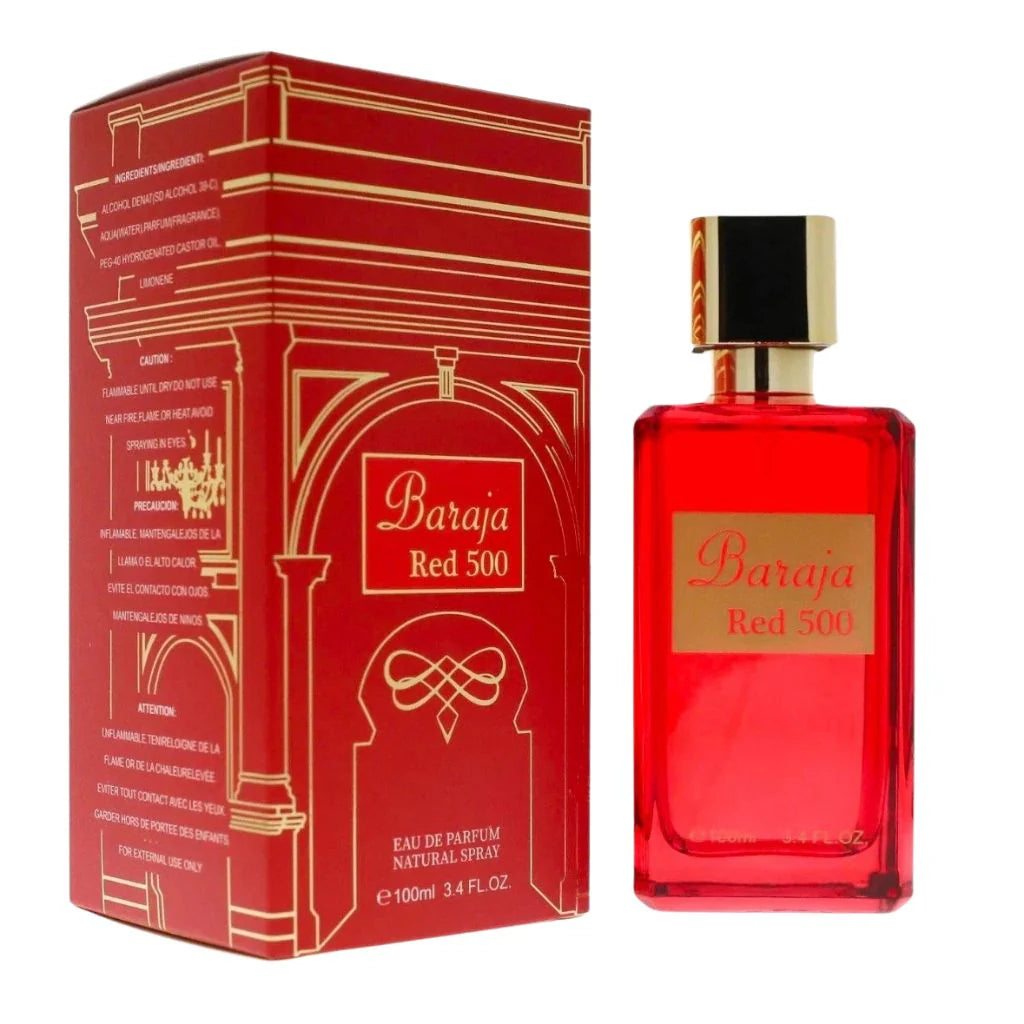 Baraja Red 500 – Unisex Eau de Parfum – 3.4 oz / 100 ml