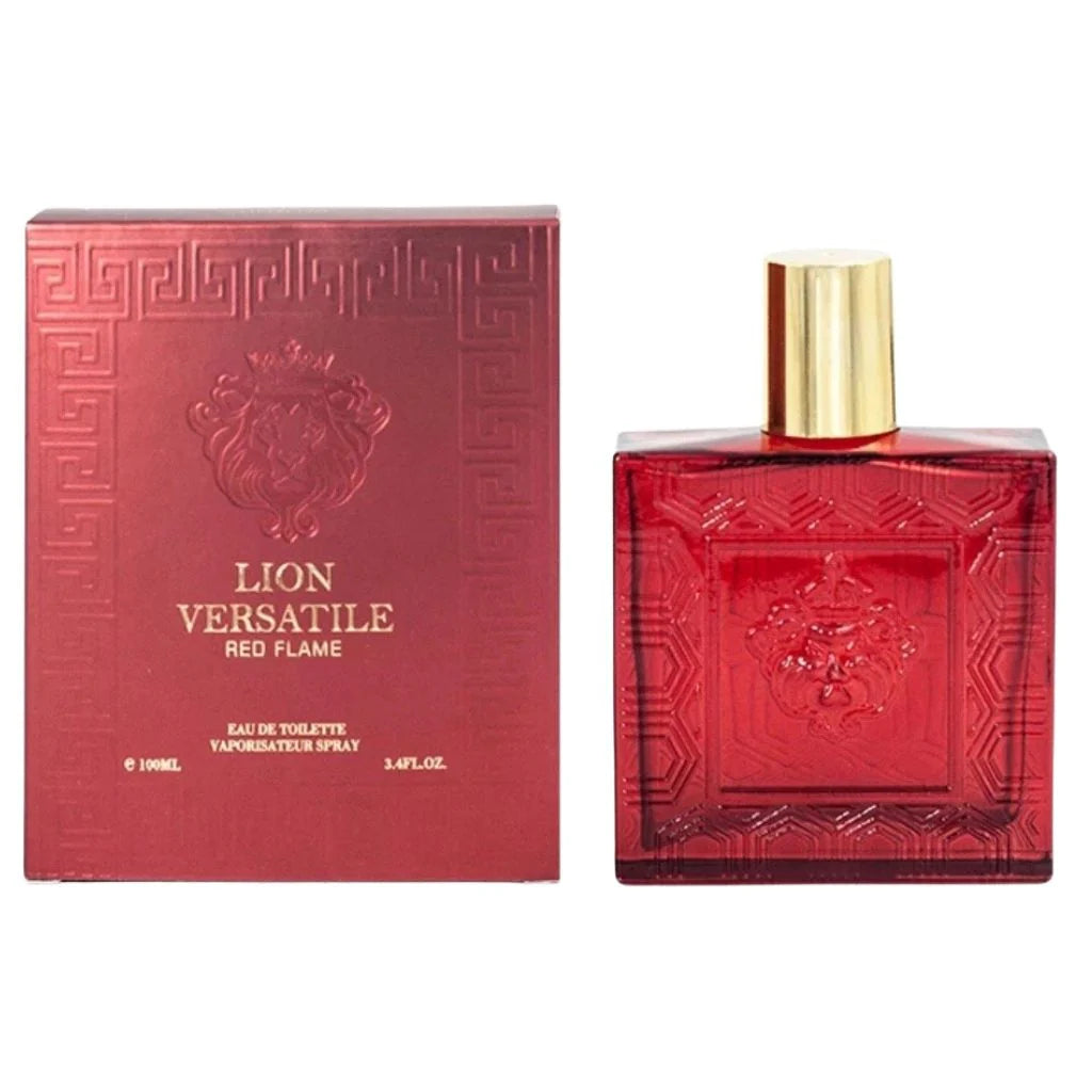 Lion Versatile Red Flame – Eau de Toilette Spray – 3.4 oz / 100 ml (Men)