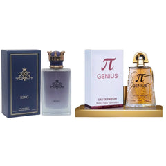 Men’s Fragrance Set – Genius Eau de Toilette & King Eau de Parfum – 2 × 3.4 oz (100ml) Sprays
Christmas gift for him perfume
men’s perfume Christmas gift 
Christmas fragrance gift for men
best men’s perfume Christmas 2025
men’s luxury perfume Christmas gift
Christmas cologne for men
stocking stuffer for men perfume
affordable men’s perfume Christmas gift