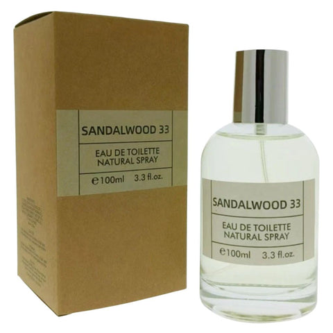 Sandalwood 33 – Eau de Toilette Spray – 3.3 oz / 100 ml