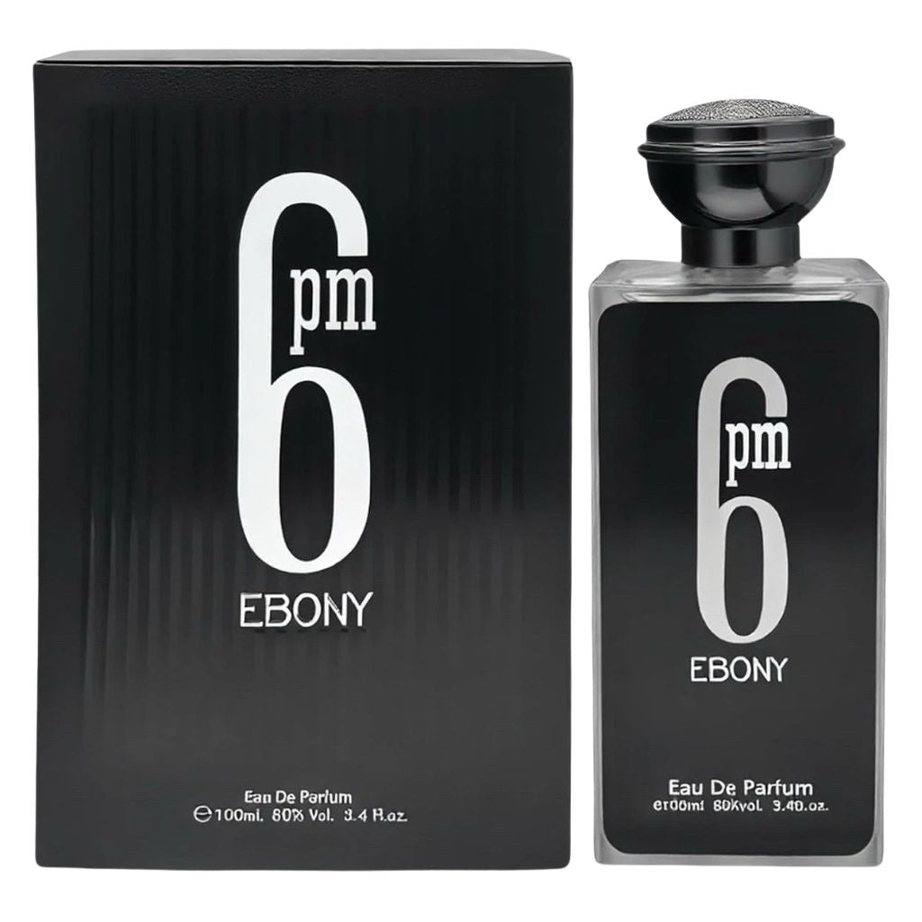 6 Pm Ebony – Eau de Parfum Spray – 3.4 oz / 100 ml