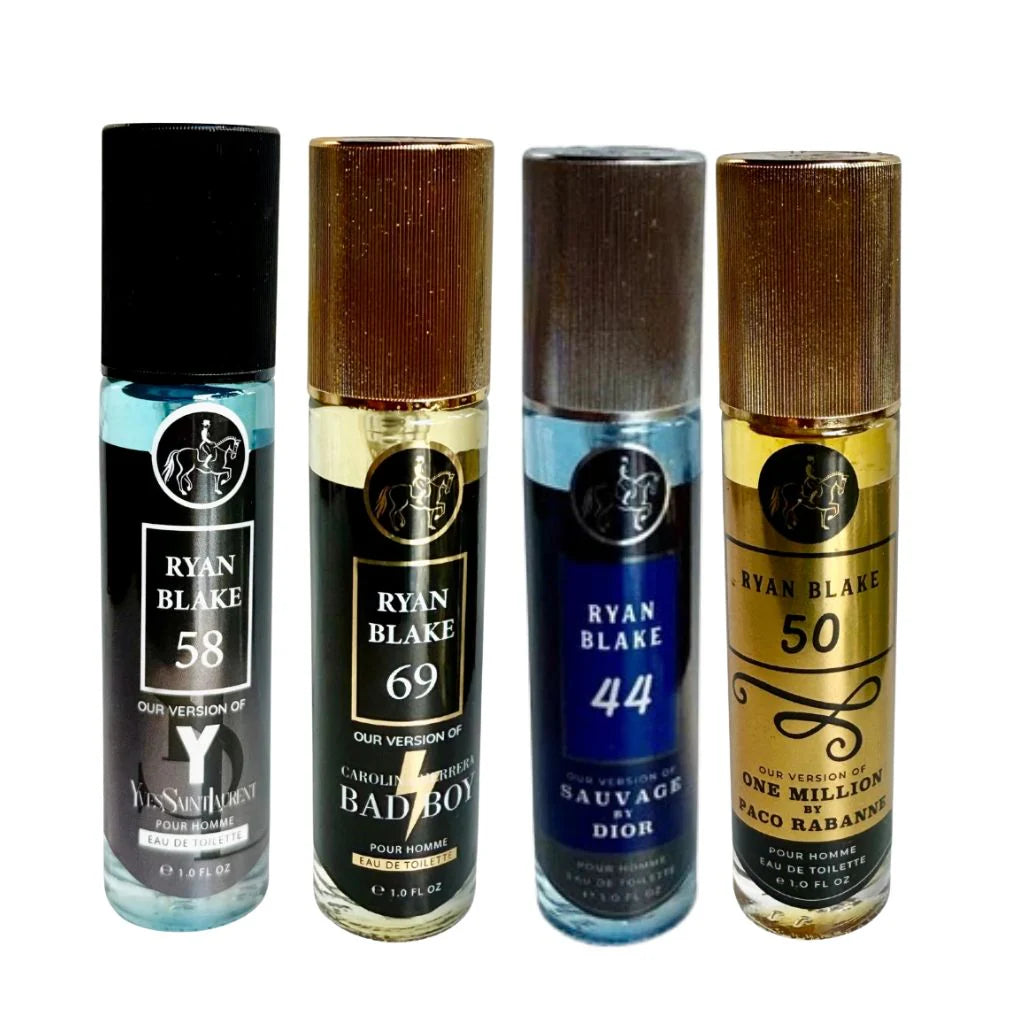 Ryan Blake Spray Perfume Set For Men – 1 oz / 30 ml – Pack of 4
ryan blake
ryan blake colonge
ryan blake colonge review 
ryan blake colonge reddit